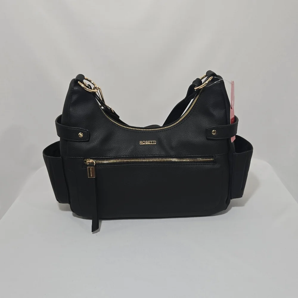 Rosetti America's Favorite Handbags Black Bria Coho Purse